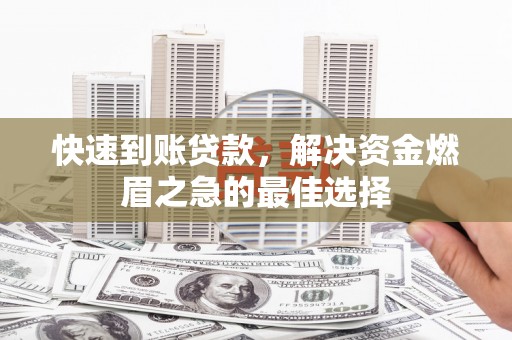 海安快速到账贷款，解决资金燃眉之急的最佳选择
