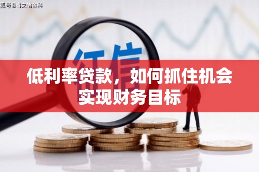 海安低利率贷款，如何抓住机会实现财务目标