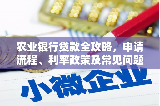 海安农业银行贷款全攻略，申请流程、利率政策及常见问题解析