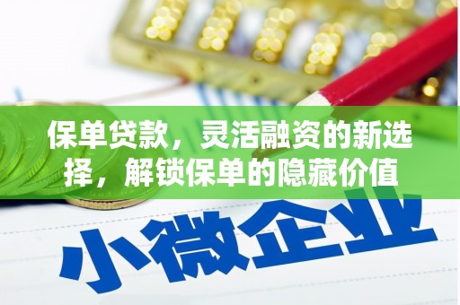 海安保单贷款，灵活融资的新选择，解锁保单的隐藏价值