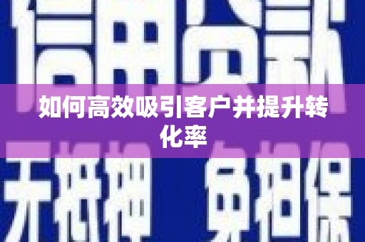 海安如何高效吸引客户并提升转化率
