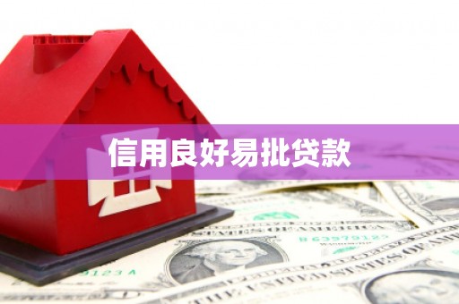 海安信用良好易批贷款
