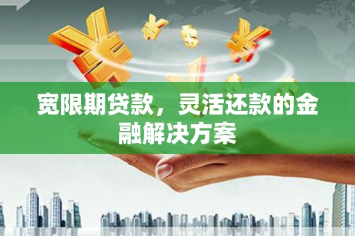 海安宽限期贷款，灵活还款的金融解决方案