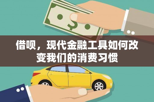 海安借呗，现代金融工具如何改变我们的消费习惯