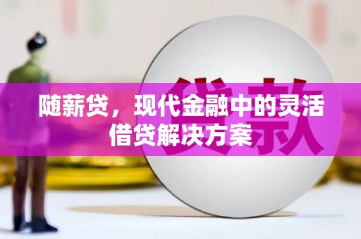 海安随薪贷，现代金融中的灵活借贷解决方案