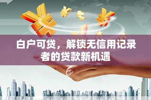 海安白户可贷，解锁无信用记录者的贷款新机遇