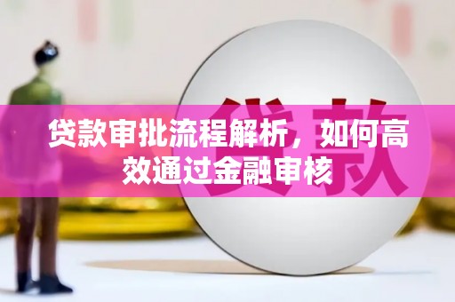海安贷款审批流程解析，如何高效通过金融审核