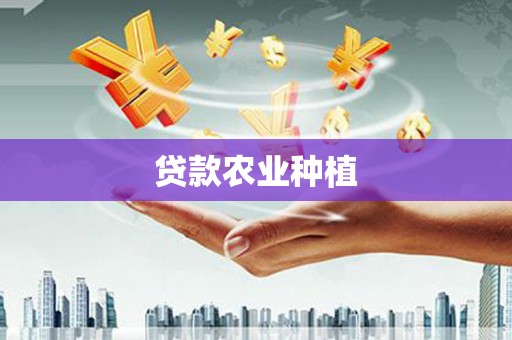 海安贷款农业种植