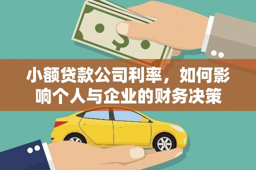 海安小额贷款公司利率，如何影响个人与企业的财务决策