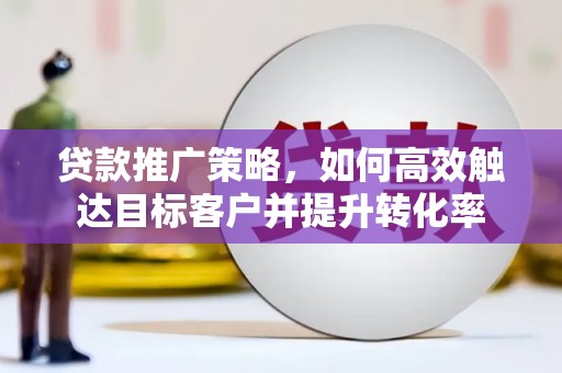 海安贷款推广策略，如何高效触达目标客户并提升转化率
