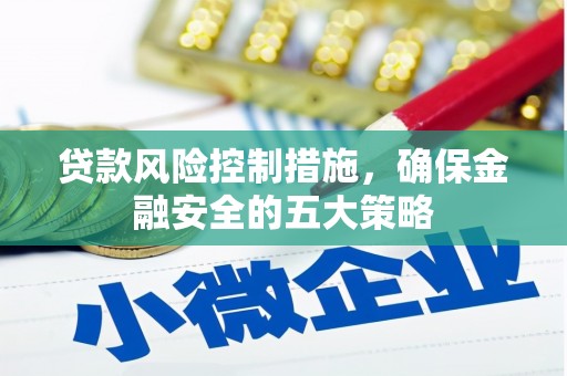 海安贷款风险控制措施，确保金融安全的五大策略