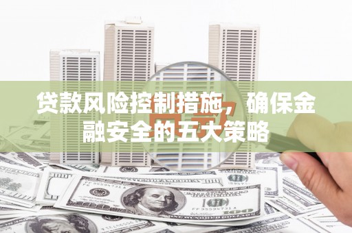 海安贷款风险控制措施，确保金融安全的五大策略