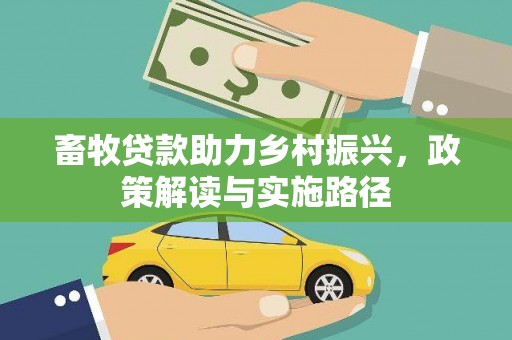 海安畜牧贷款助力乡村振兴，政策解读与实施路径