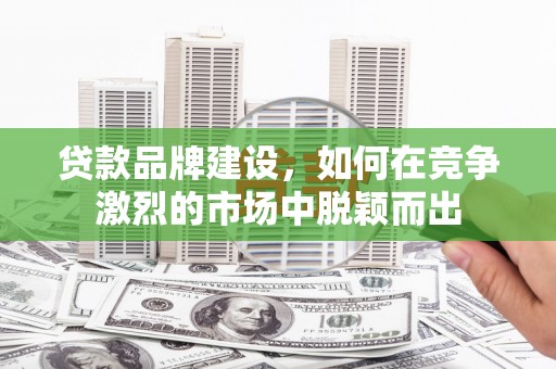 海安贷款品牌建设，如何在竞争激烈的市场中脱颖而出