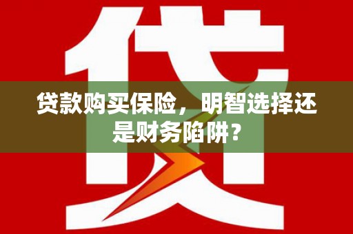 海安贷款购买保险，明智选择还是财务陷阱？