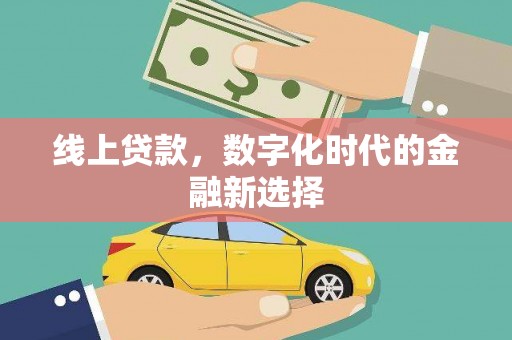 海安线上贷款，数字化时代的金融新选择