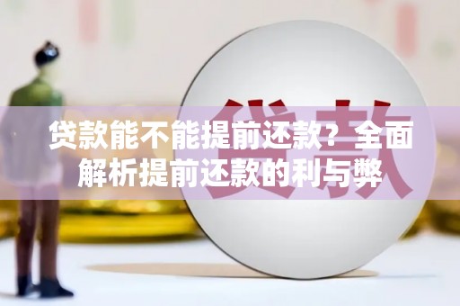 海安贷款能不能提前还款？全面解析提前还款的利与弊