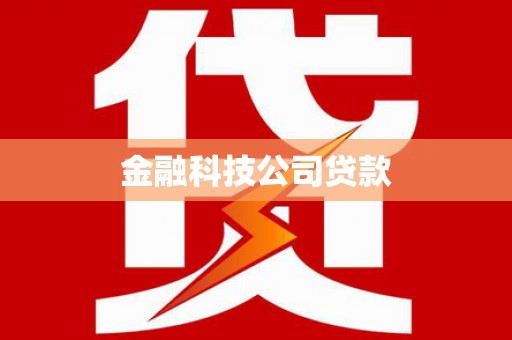 海安金融科技公司贷款