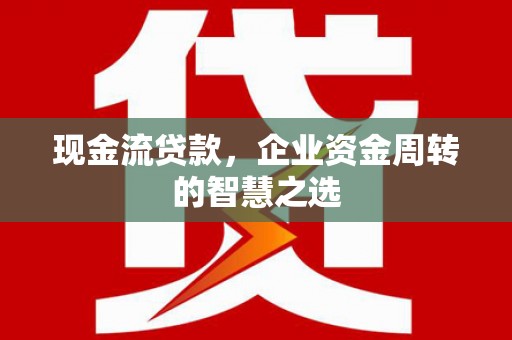 海安现金流贷款，企业资金周转的智慧之选
