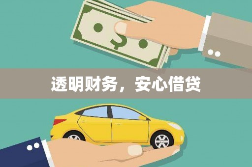 海安透明财务，安心借贷