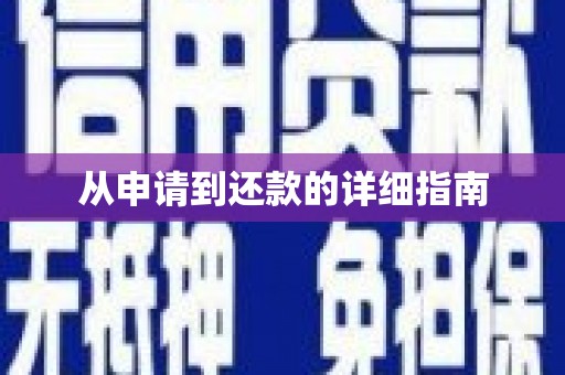 海安从申请到还款的详细指南