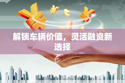 海安解锁车辆价值，灵活融资新选择