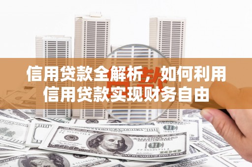 海安信用贷款全解析，如何利用信用贷款实现财务自由