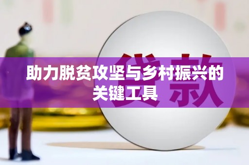 海安助力脱贫攻坚与乡村振兴的关键工具
