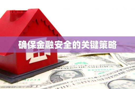 海安确保金融安全的关键策略