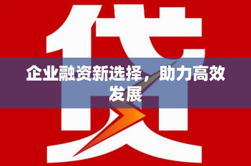 海安企业融资新选择，助力高效发展
